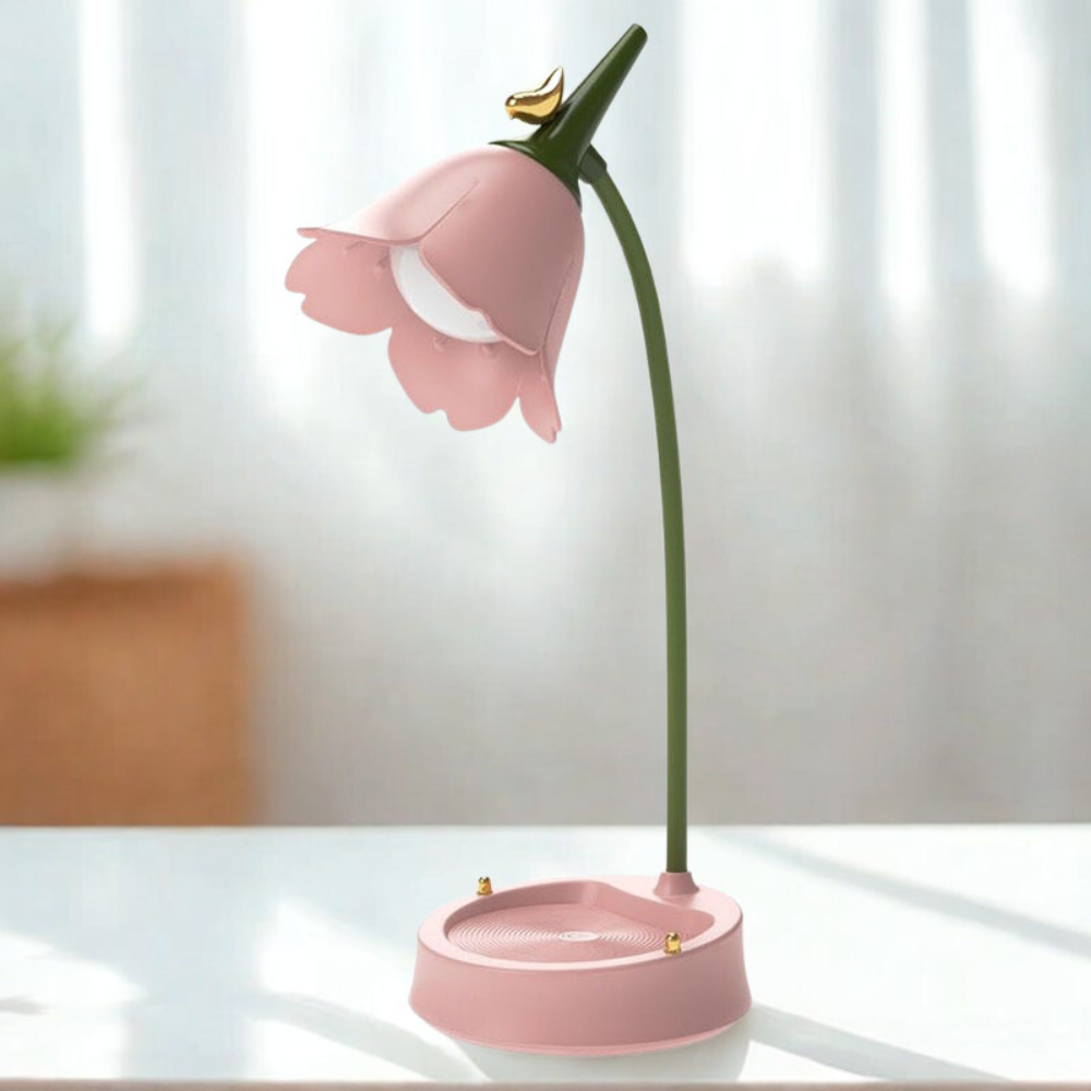 Modern Flower LED Table Lamp ABS Plastic