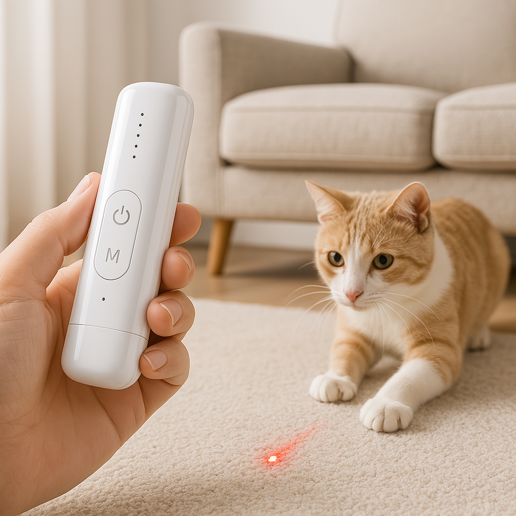 Cat Laser Toy Rechargeable Interactive Pet Teaser