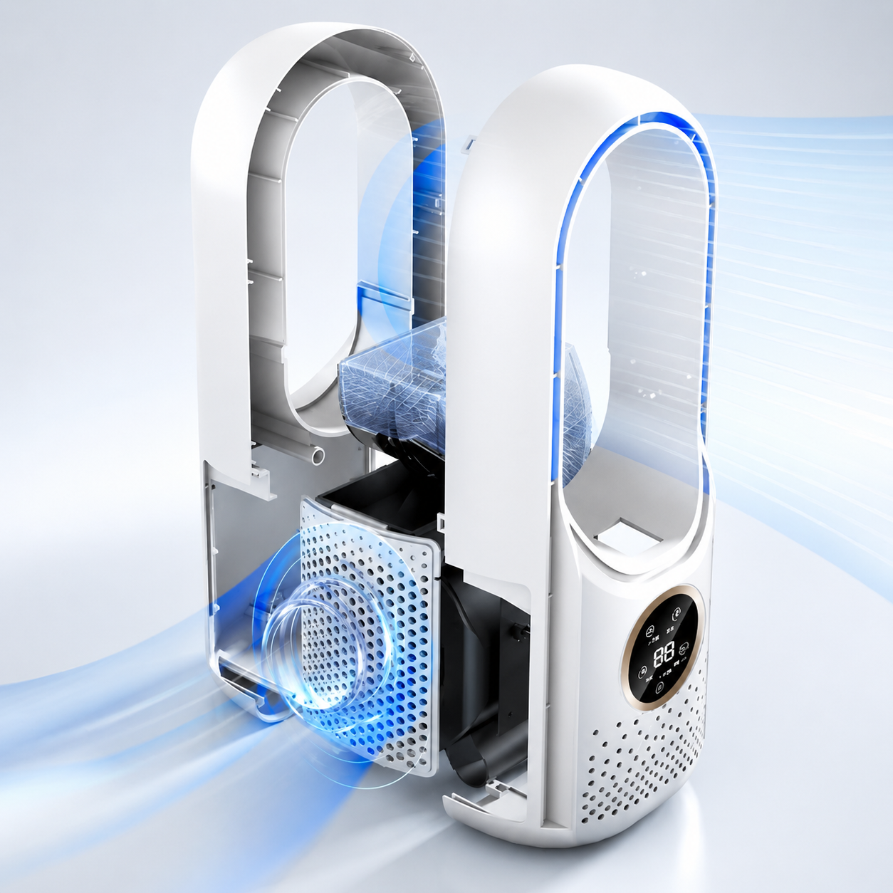 Portable Air Conditioner Energy Efficient Personal Cooling Fan - Image 3