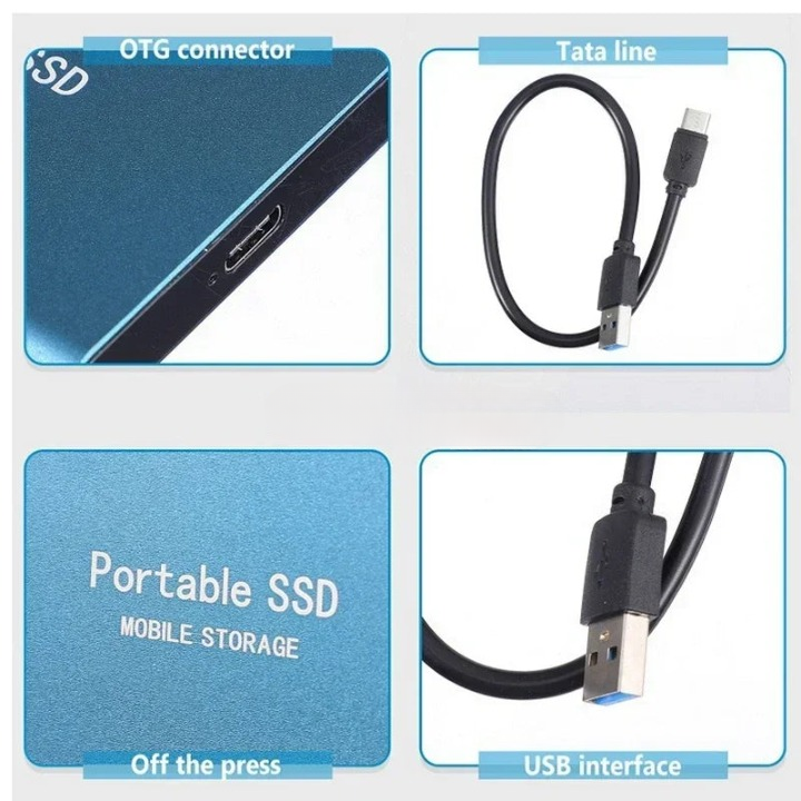 SSD esterno portatile USB-C unità a stato solido