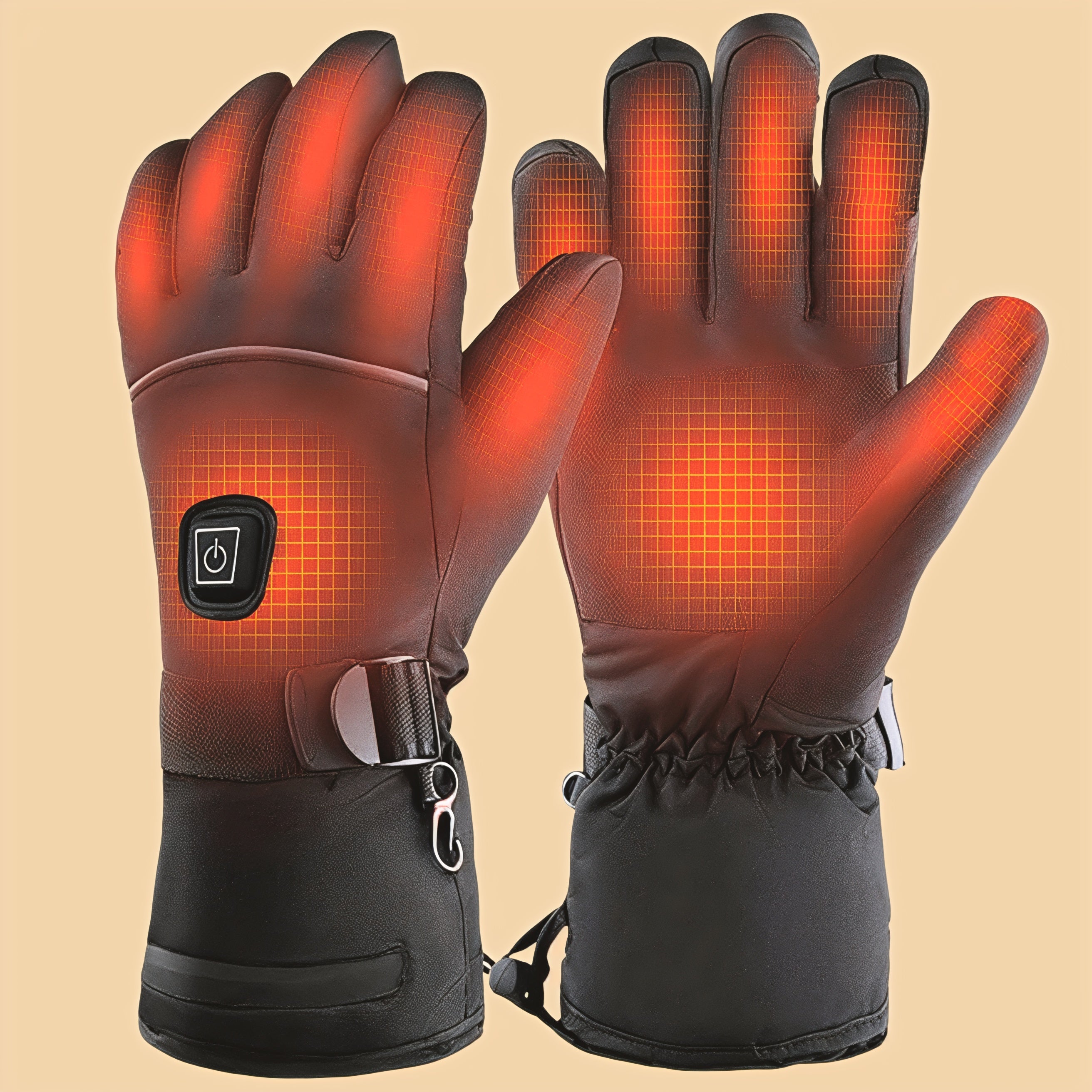 Guantes de invierno calefactados recargables para hombre | Eléctricos
