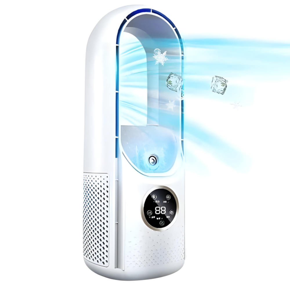 Quiet Air Conditioner Portable Cooling Fan Compact Design - Image 2