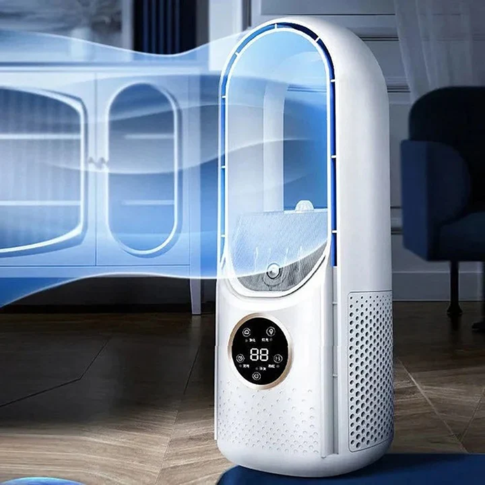 Quiet Air Conditioner Portable Cooling Fan Compact Design - Image 6