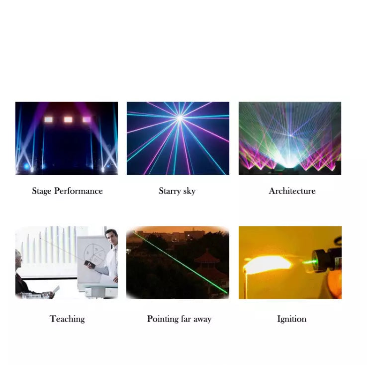 Laserpointer Wiederaufladbare Rote Mehrzweck-Taschenlampen-Set