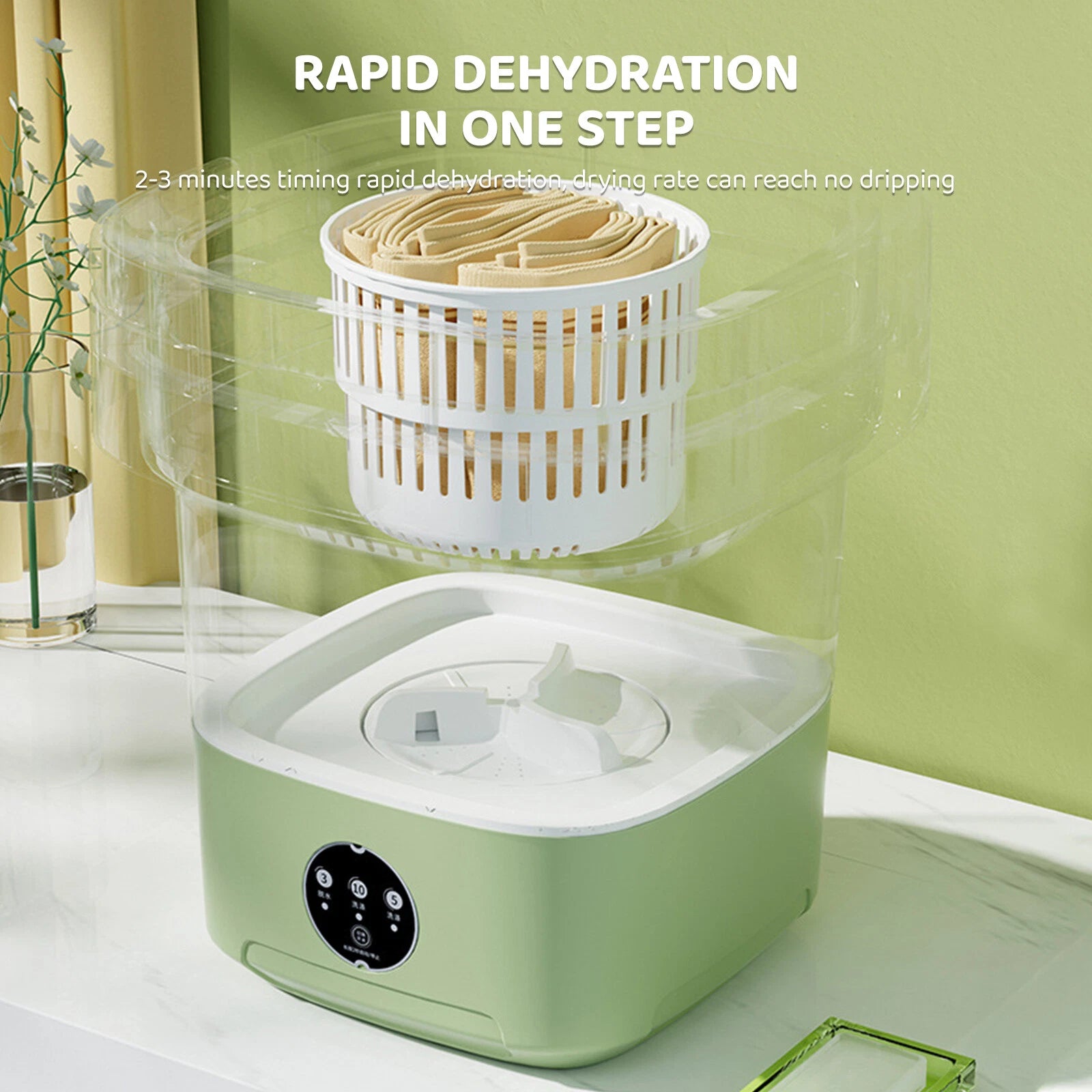 Portable Folding Washing Machine for Small Loads