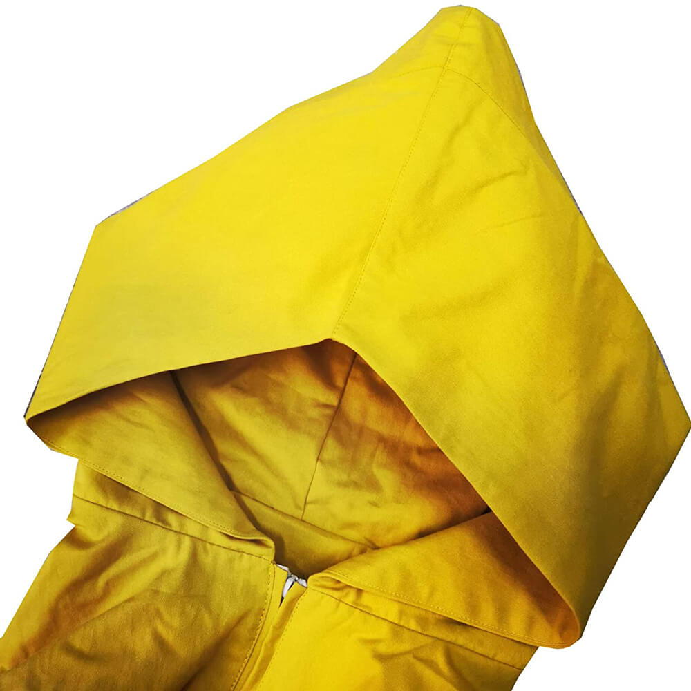 Six Cosplay Costume Kids Adult Hooded Jacket Yellow Coat for Halloween Dress Up - Image 7