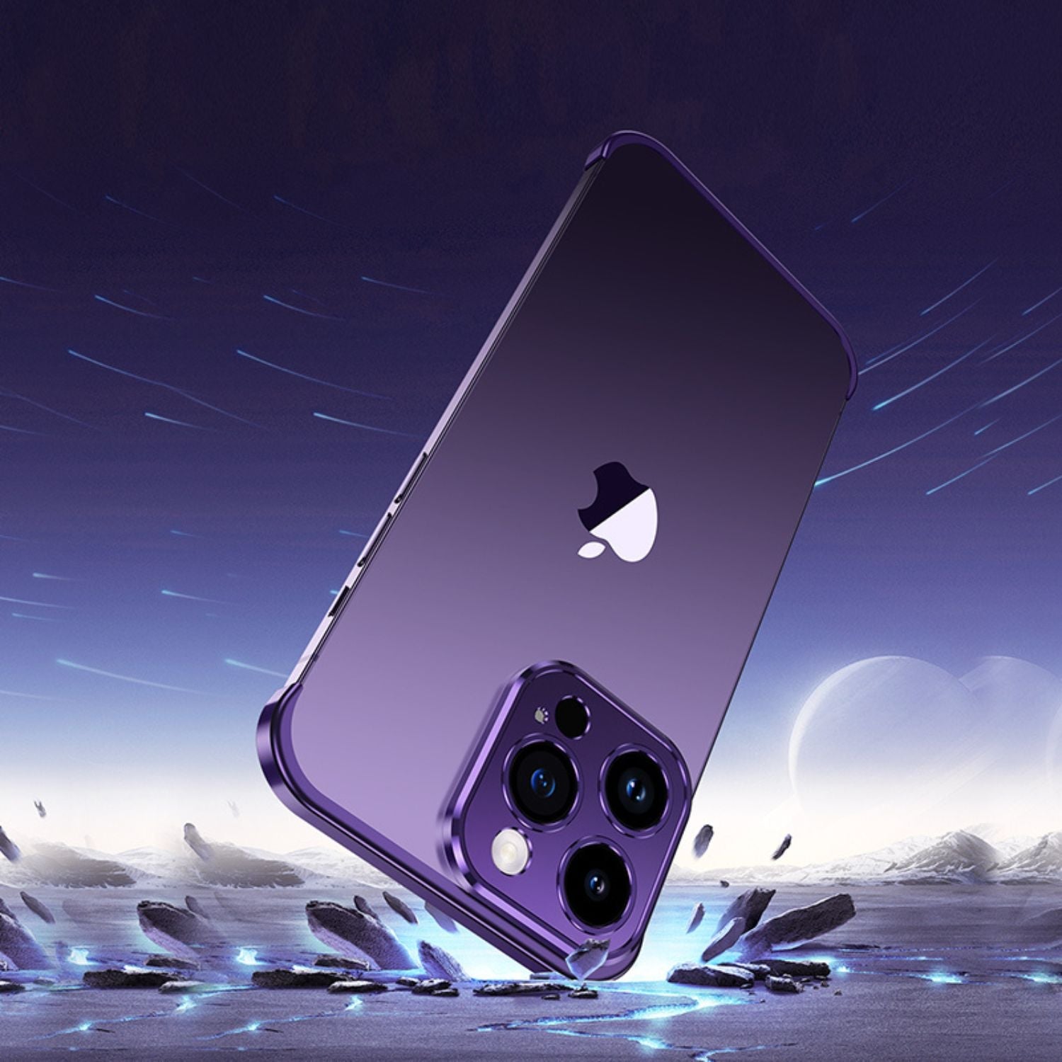 電話ケース ミニマリスト スリム 保護用メタルカバー