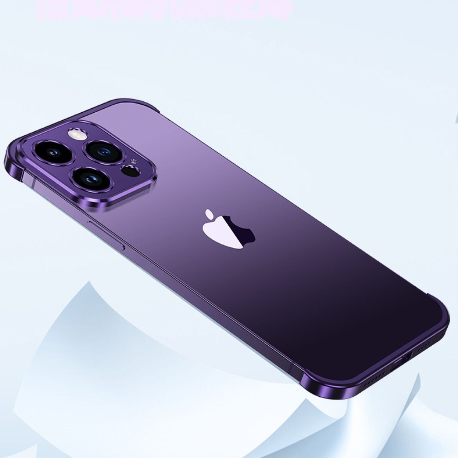 電話ケース ミニマリスト スリム 保護用メタルカバー