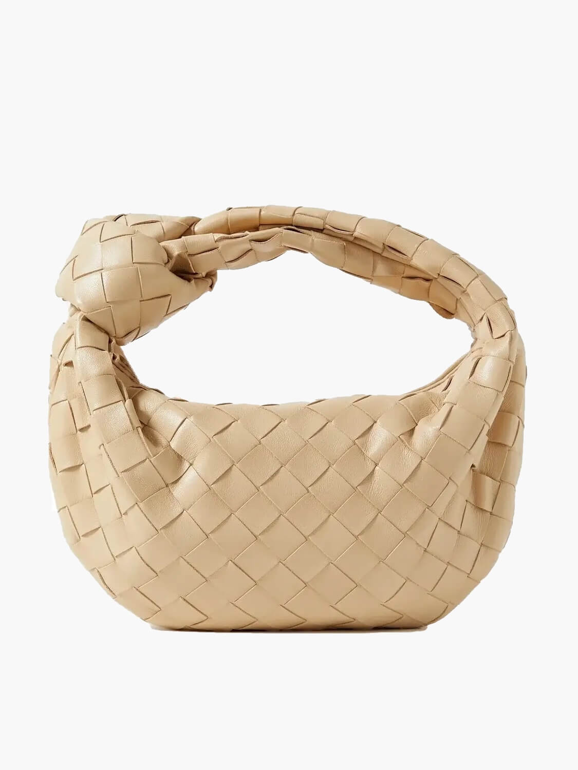 Handbag Vegan Leather Woven Shoulder Bag