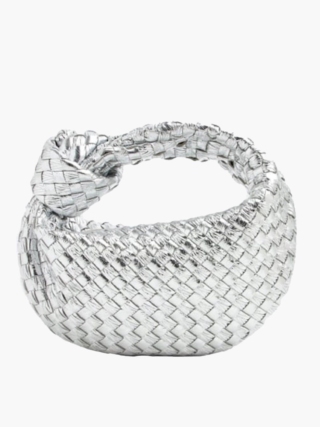 Handbag Vegan Leather Woven Shoulder Bag