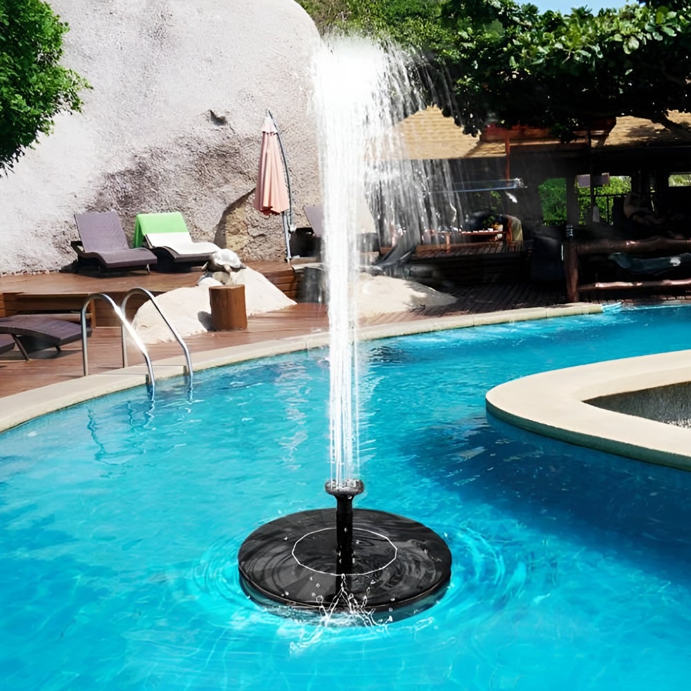 Solar Water Pump Fountain Garden Fountain Outdoor Birdbath - Image 1