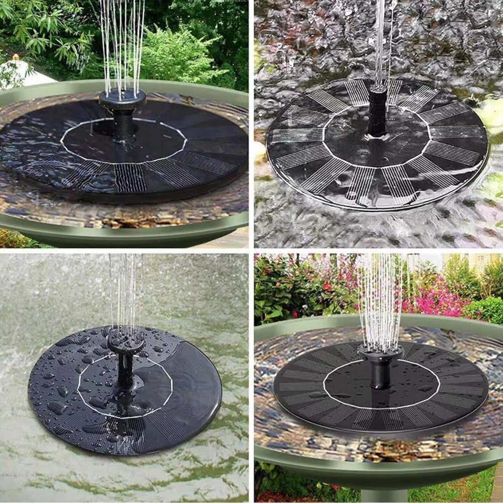 Solar Water Pump Fountain Garden Fountain Outdoor Birdbath - Image 2