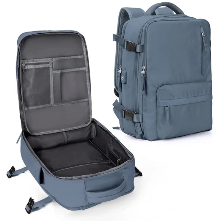 Travel Rucksack Backpack | Large Compartments Shoe Pocket