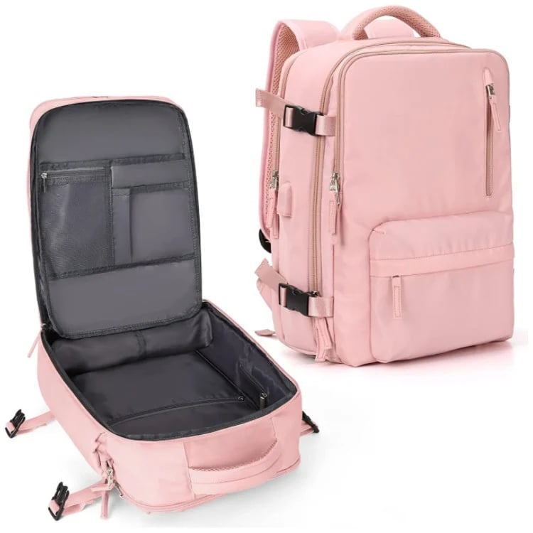 Travel Rucksack Backpack | Large Compartments Shoe Pocket