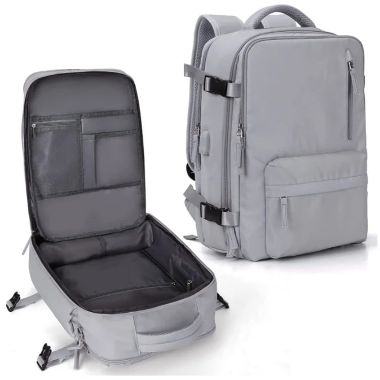 Travel Rucksack Backpack | Large Compartments Shoe Pocket