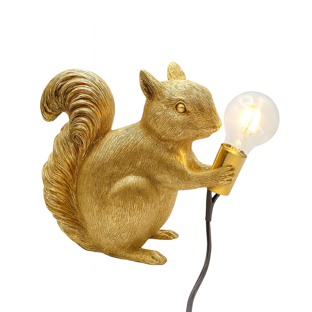SquirrelGlow LEDテーブルランプ | キュートなデザイン&子供部屋向けの暖かい光