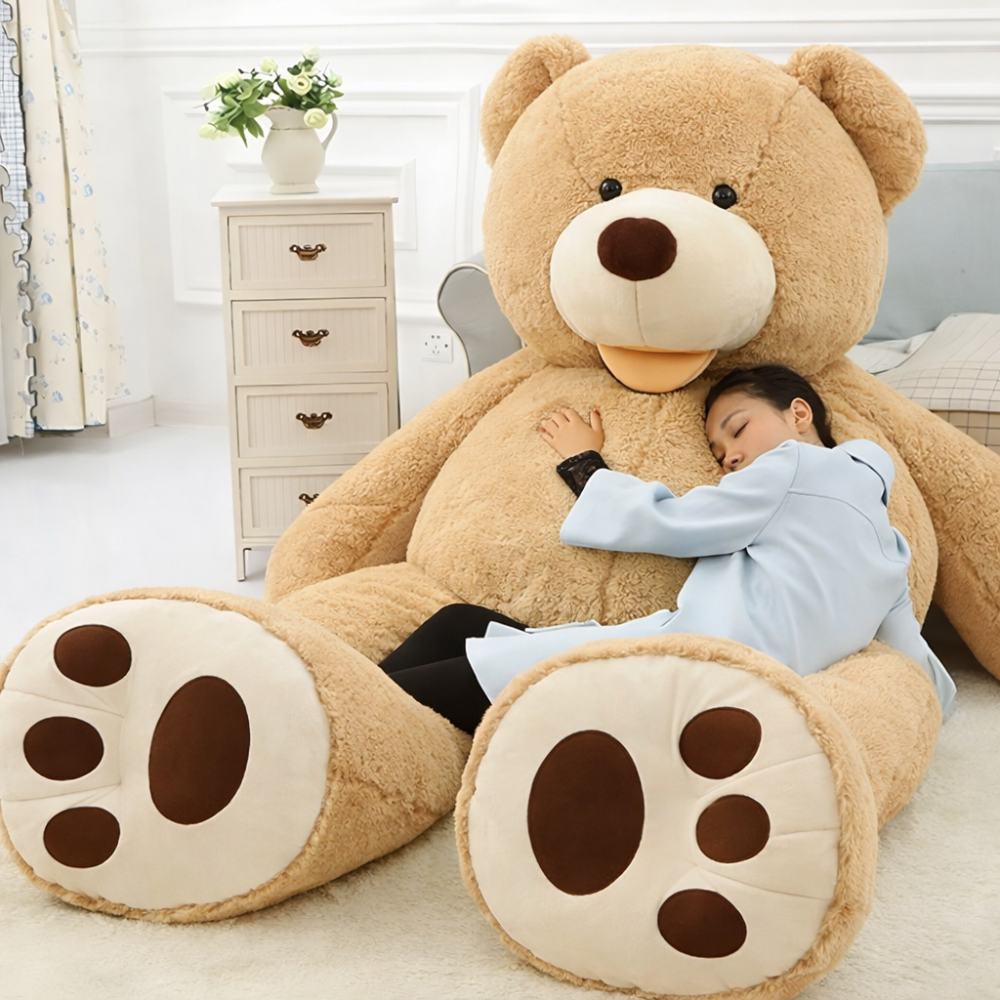 Stuffed Teddy Bear Large Plush Toy Cuddly Companion - Image 8