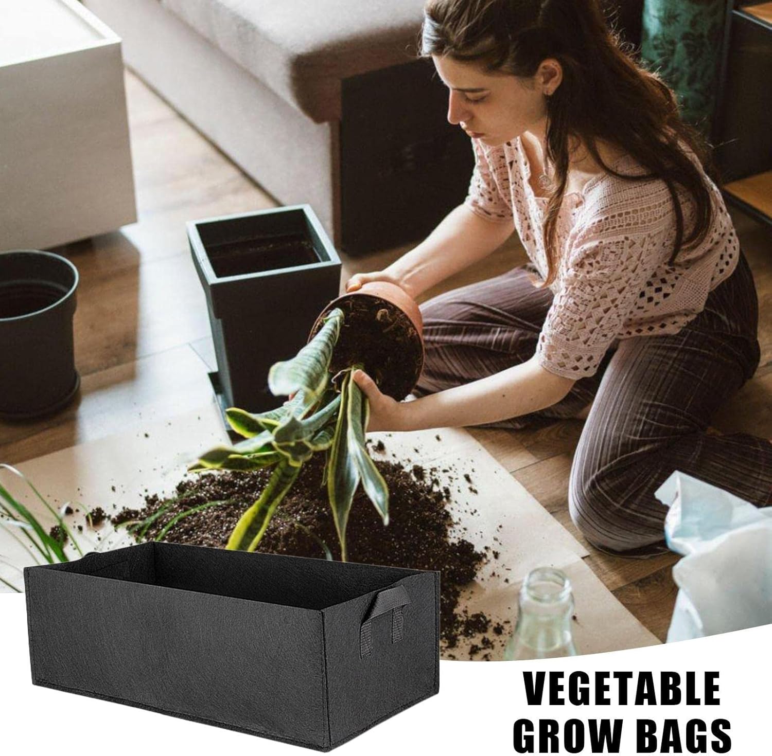 Plant Box Felt Fabric Raised Garden Bed