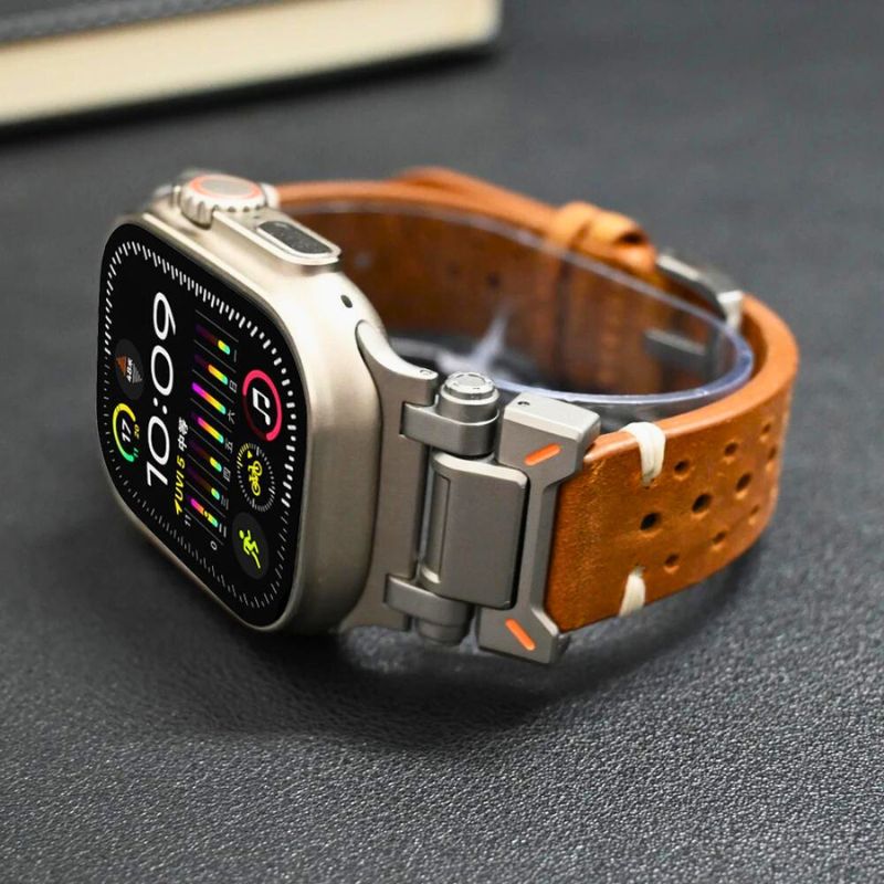 Watch Strap Genuine Leather Smartwatch Band