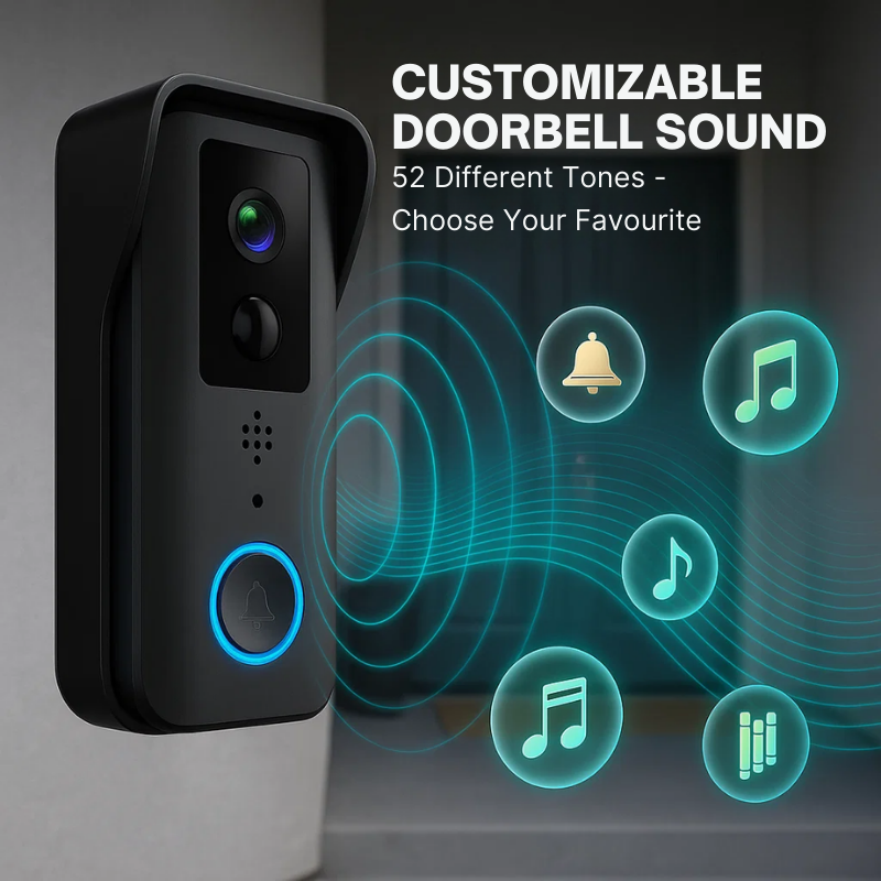Wireless Doorbell Camera Night Vision Security Unit