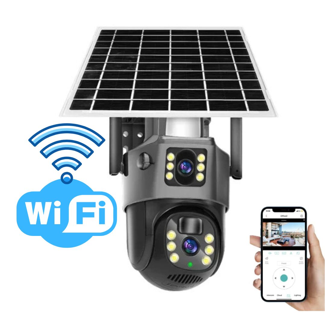 Security Camera Solar Outdoor Wireless 4K System