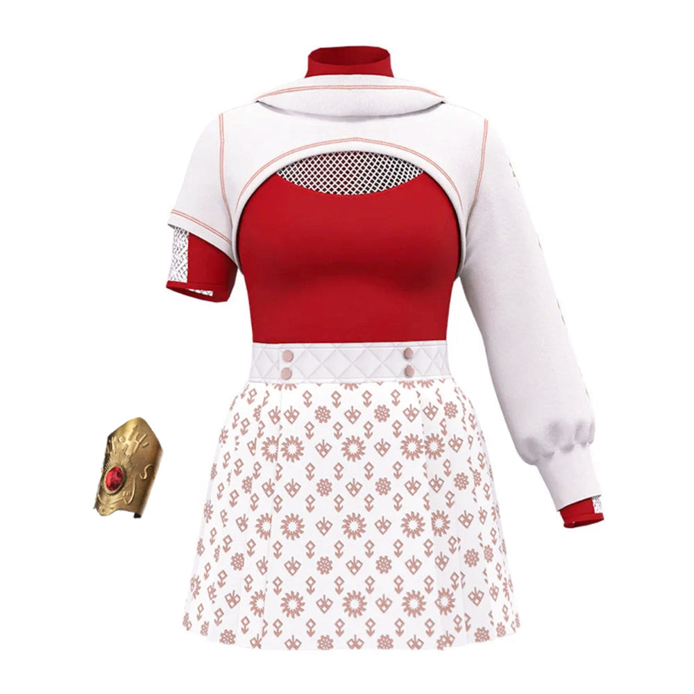 Halloween Costumes Red Vampire Outfit