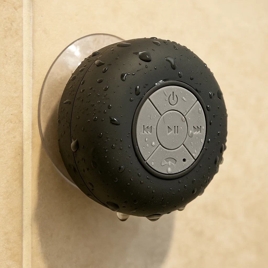 Bluetooth Shower Speaker with Waterproof Design