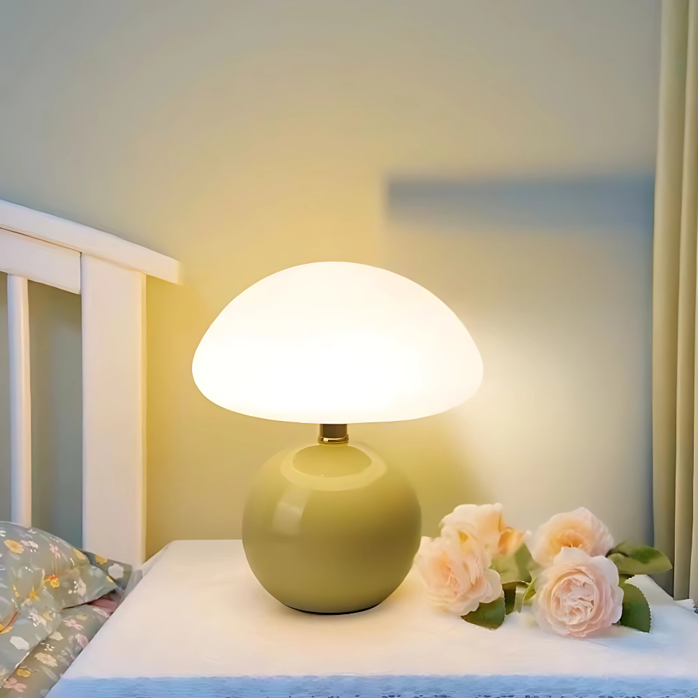 Table Lamp Modern Ceramic LED Light Design