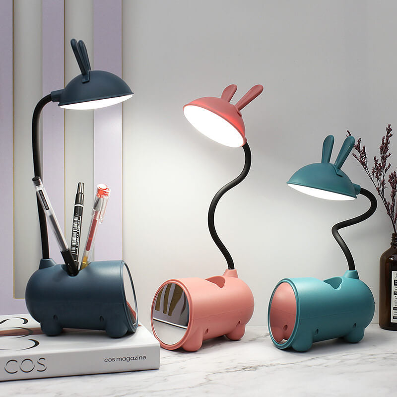 LED Desk Lamp with Pen Holder Storage