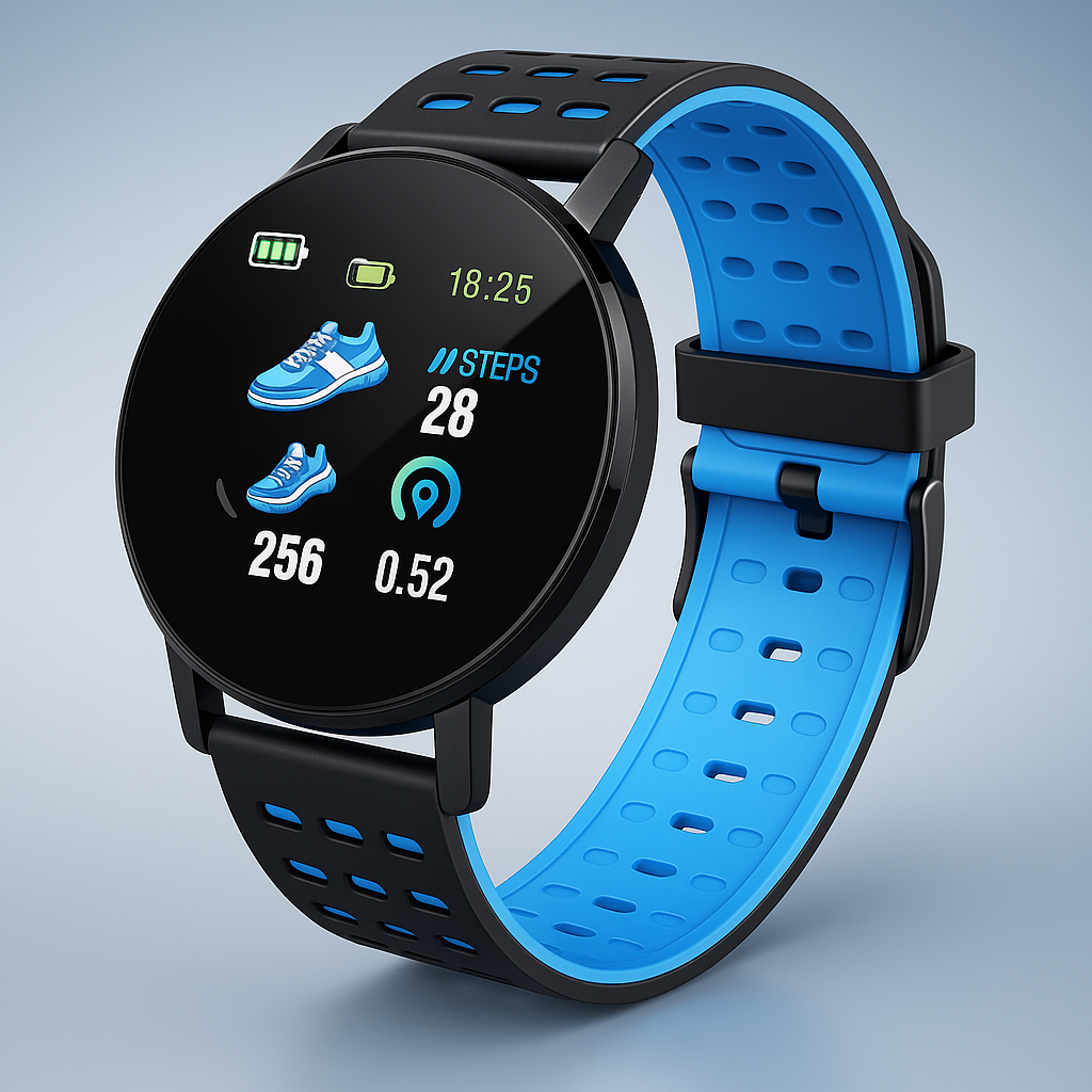 Smart Watch with Waterproof Fitness Tracking