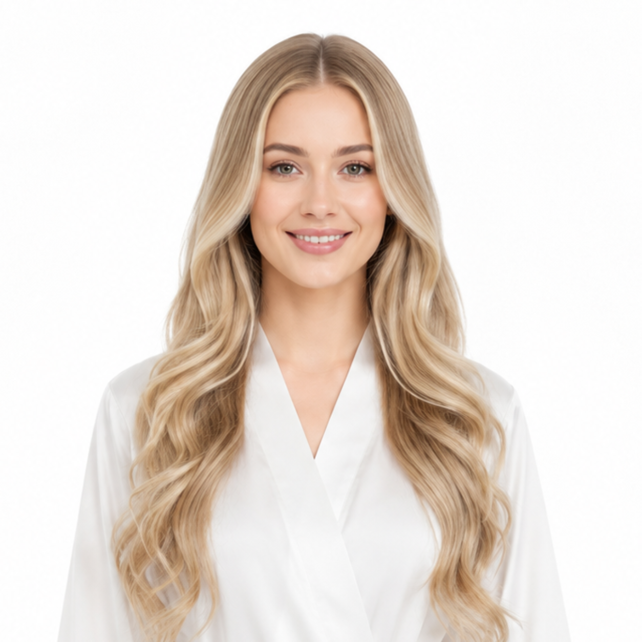 Hair Extensions Wavy Clip In Volume Styling Set Human Hair