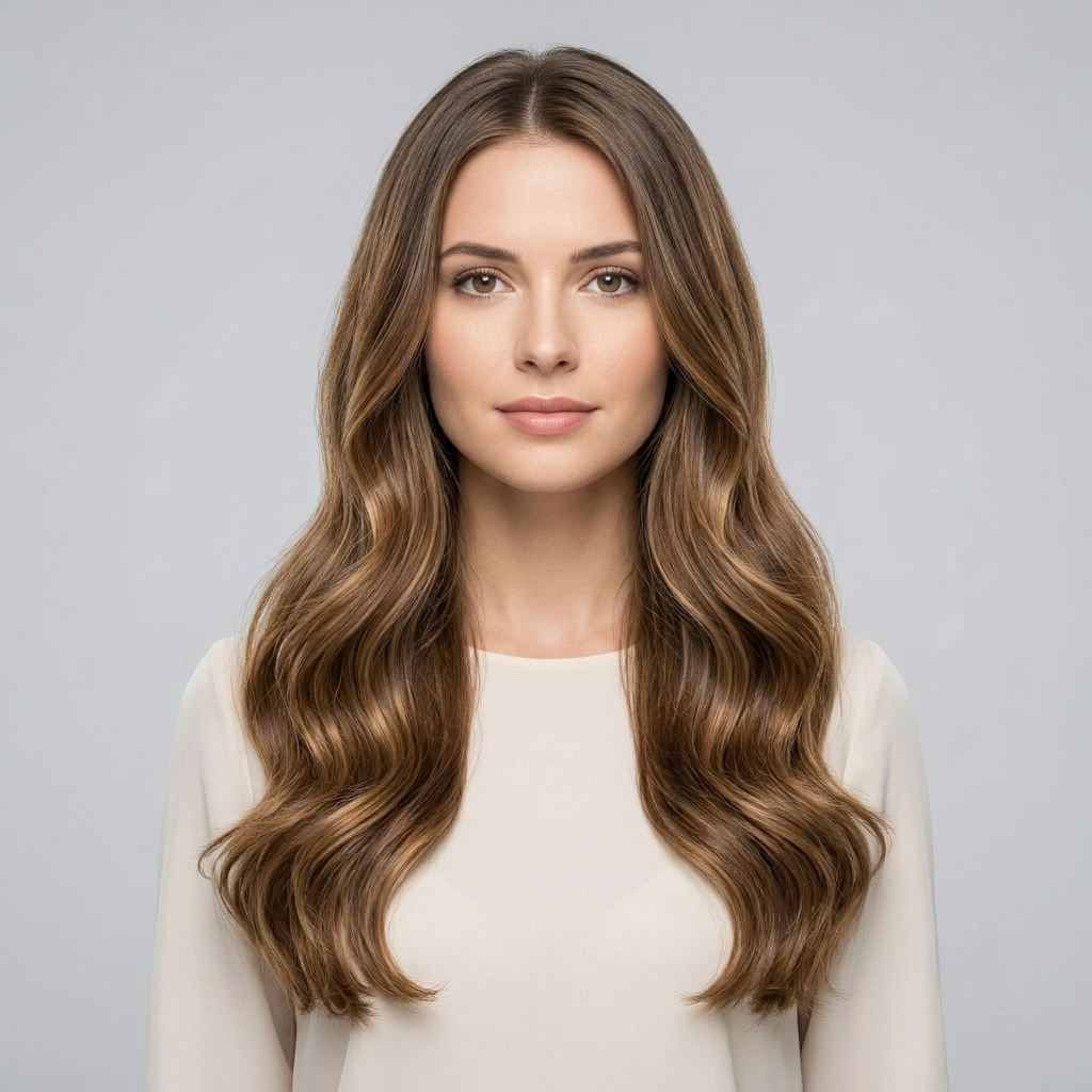 Hair Extensions Wavy Clip In Volume Styling Set Human Hair