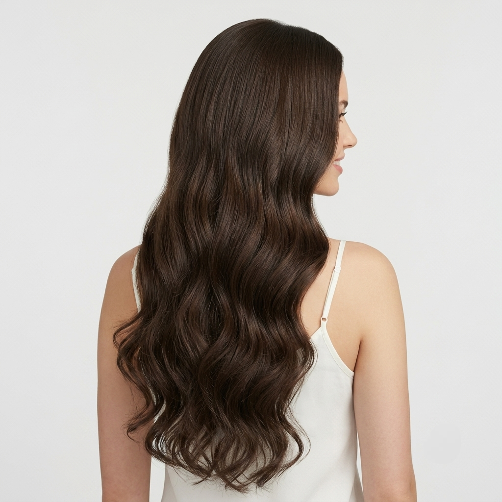 Hair Extensions Wavy Clip In Volume Styling Set Human Hair