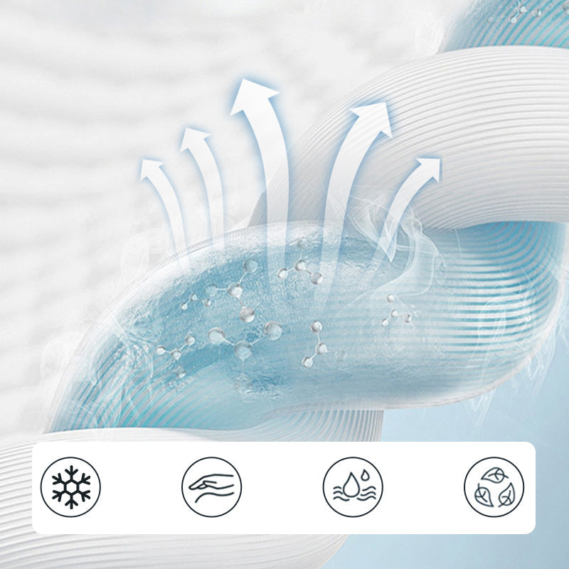 Bedding Set Blue Silk Cooling Summer Quilt