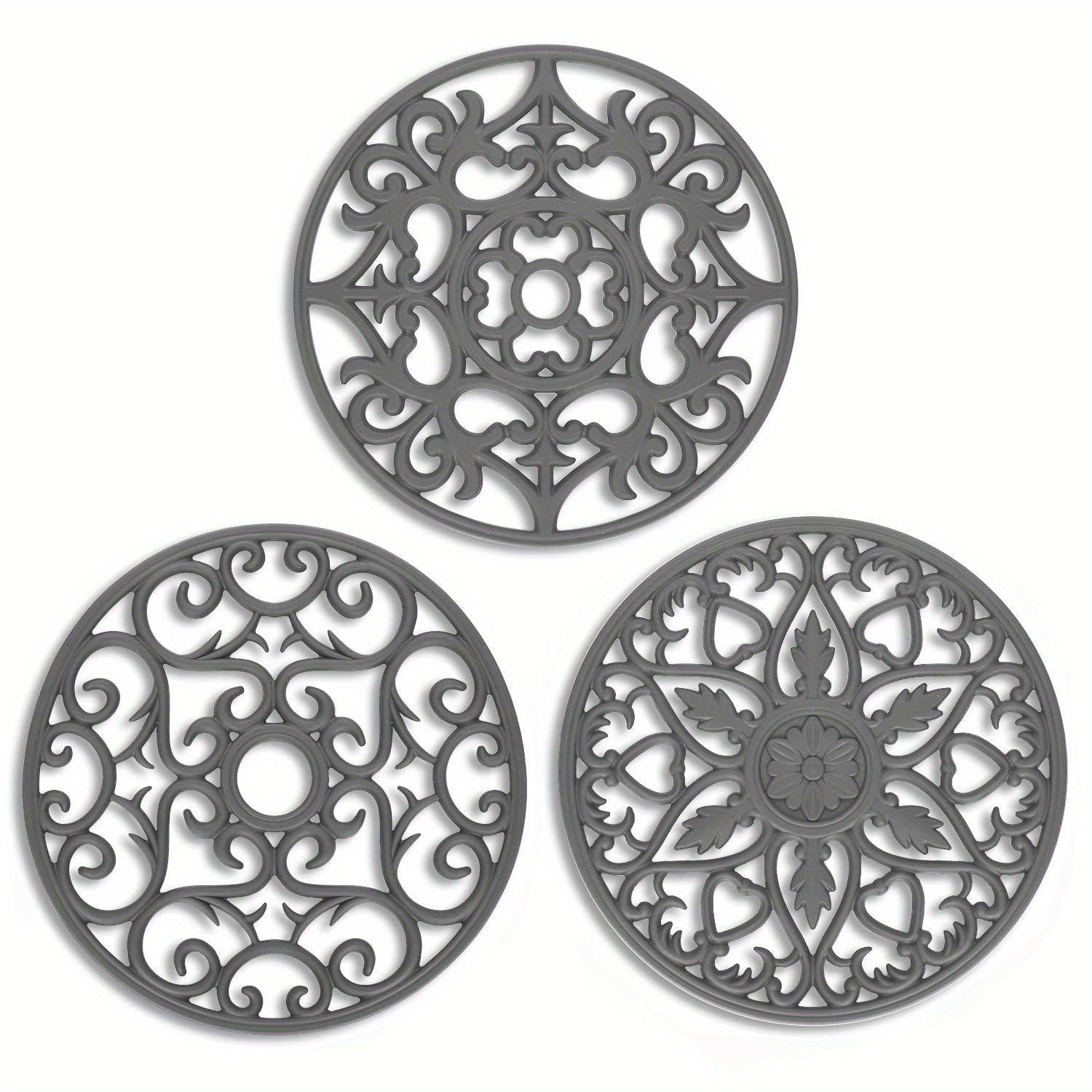 Silicone Heat Resistant Trivets for Kitchen