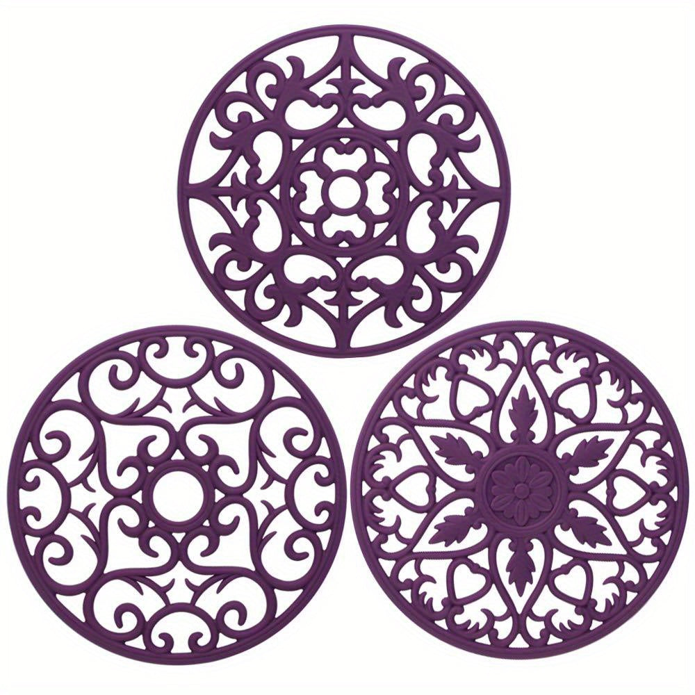 Silicone Heat Resistant Trivets for Kitchen