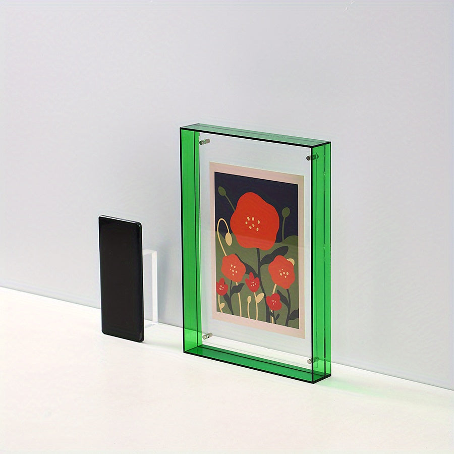 Wall Art Acrylic Display Frame for Desk Use
