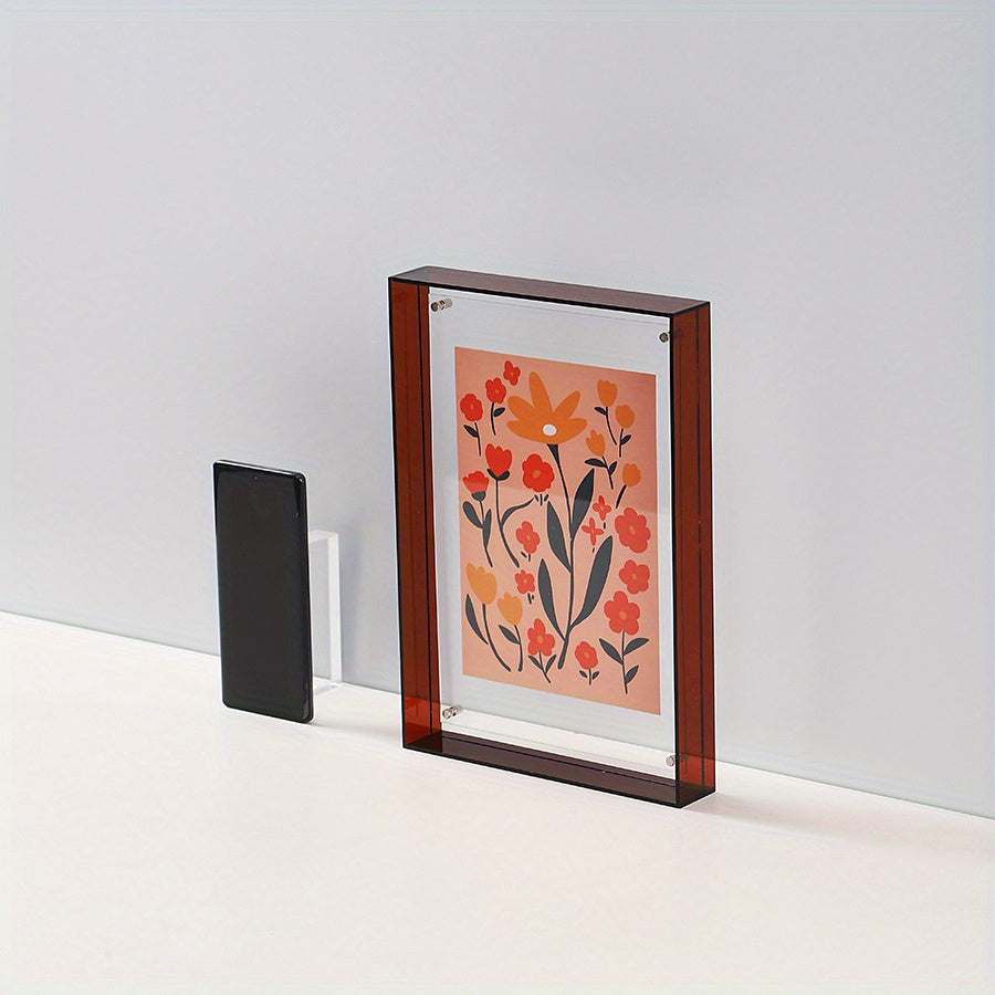 Wall Art Acrylic Display Frame for Desk Use