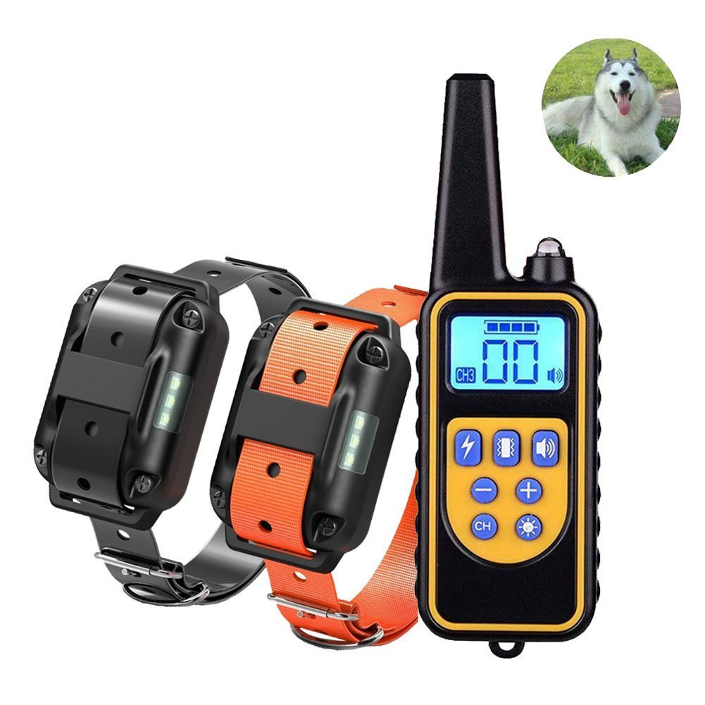 Dog training collar waterproof remote control