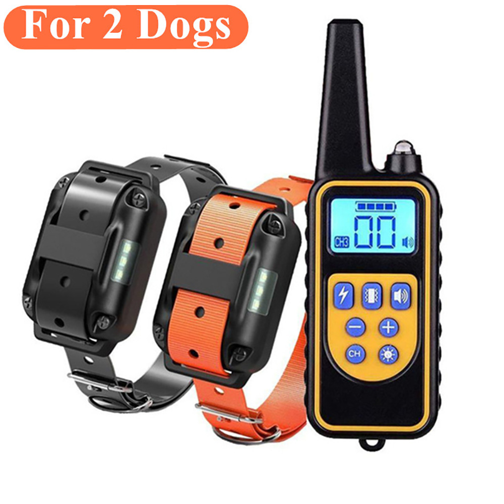 Dog training collar waterproof remote control