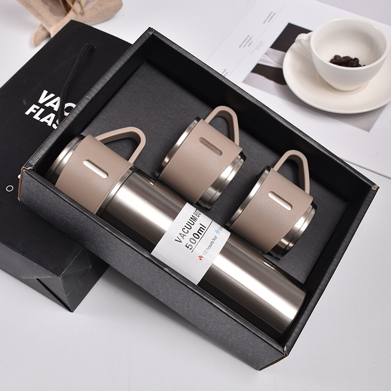 Stainless Steel Thermos Flask Hunting Gear Set