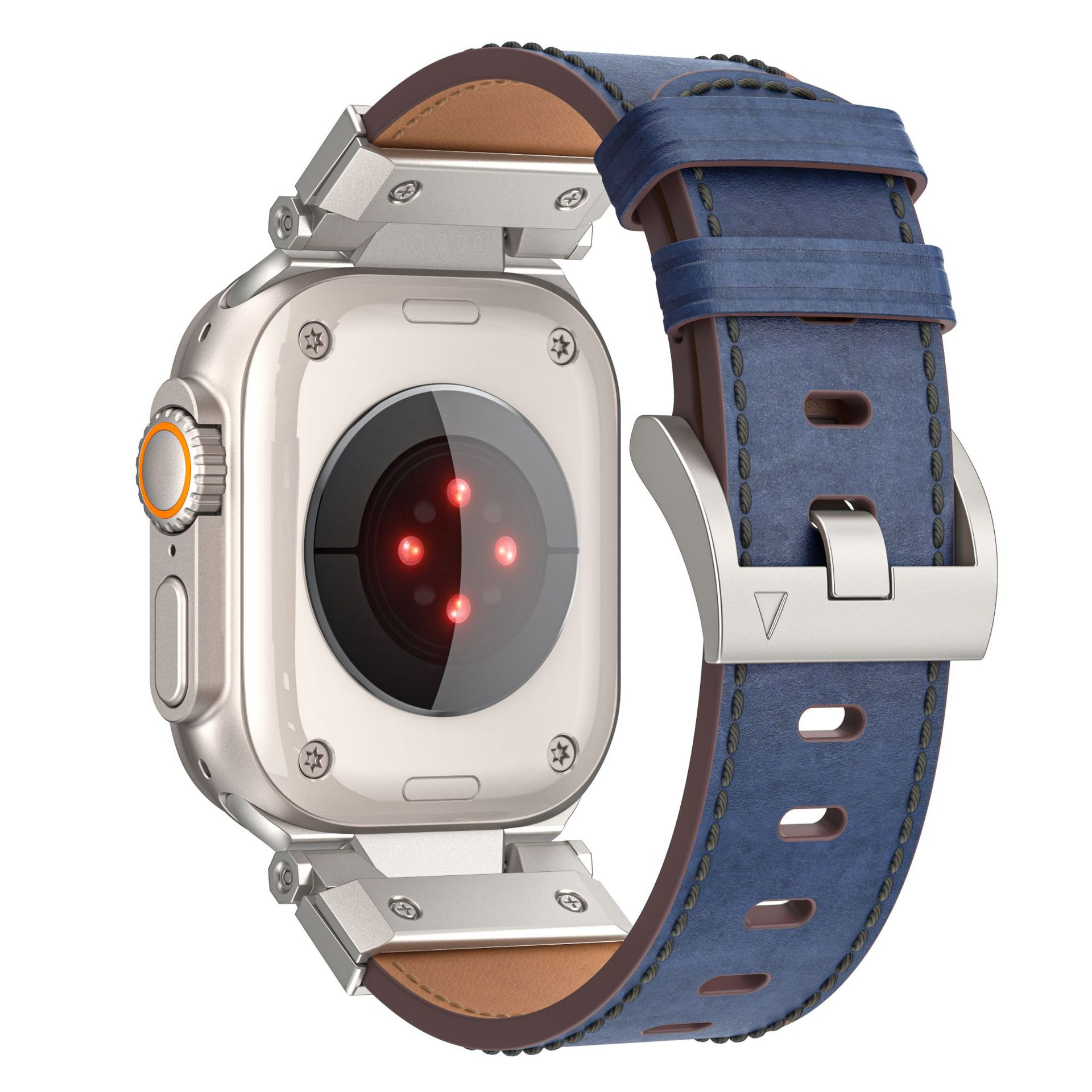 Watch Strap Genuine Leather Smartwatch Band