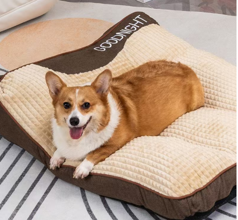 Orthopedic Dog Bed with Plush Support Cushion