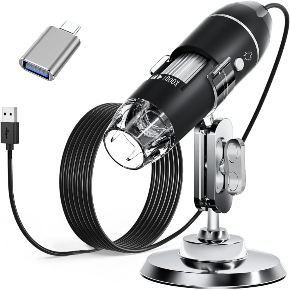 USB Digital Microscope with Adjustable Stand