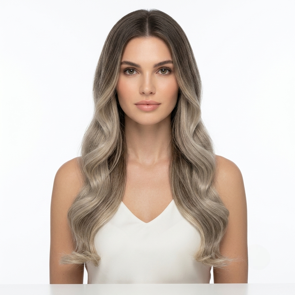 Hair Extensions Wavy Clip In Volume Styling Set Human Hair