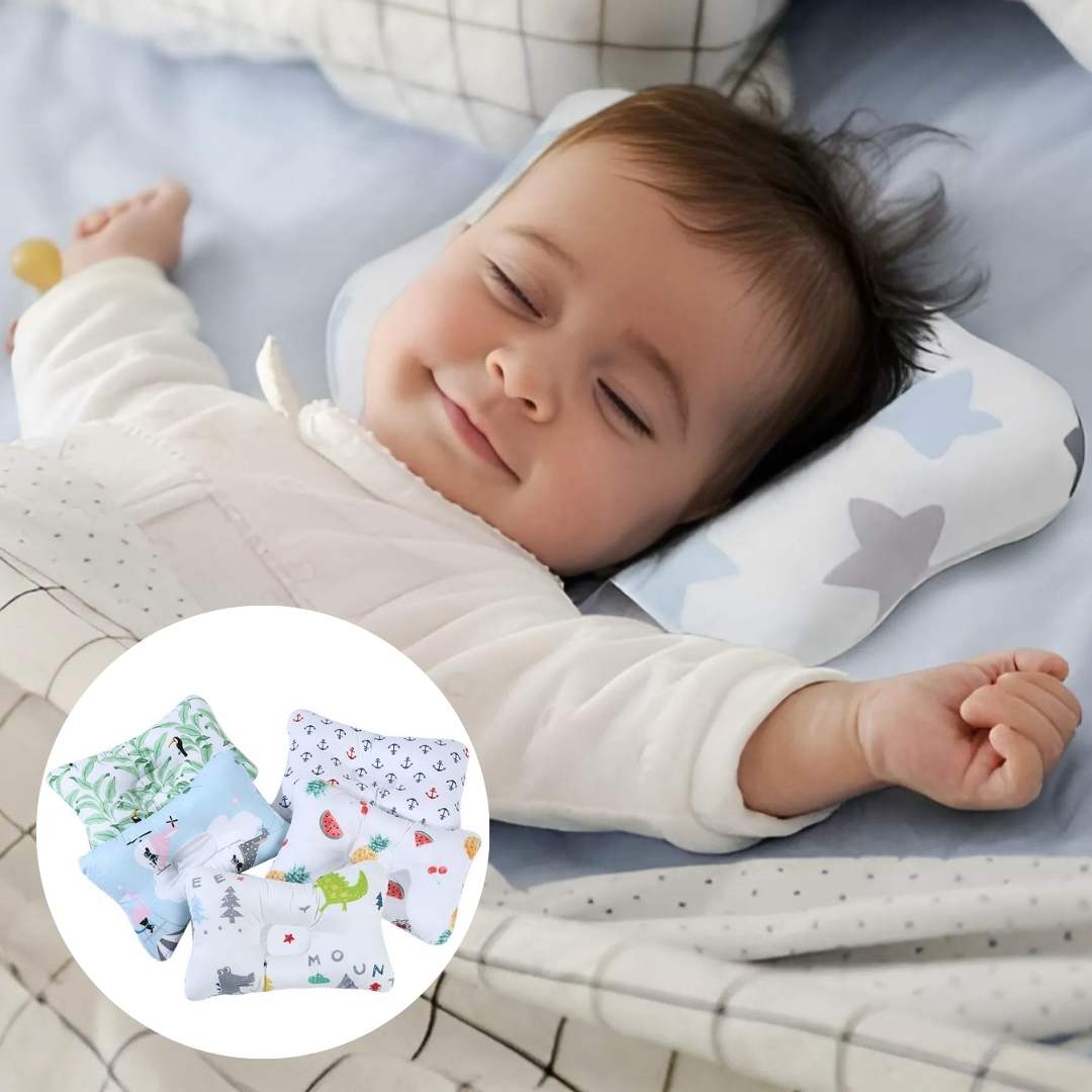 Baby Pillow for Flat Head Support and Comfort