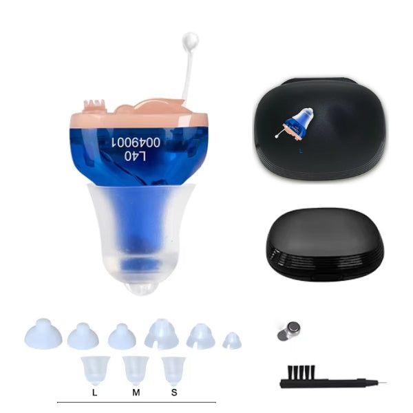 Unsichtbare Knopfzellen-Hörgeräte mit klarem Klang