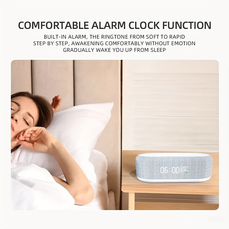 Wireless Charger Alarm Clock with Night Light