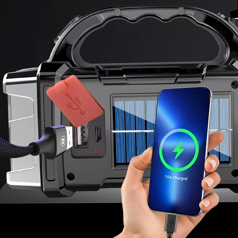 LED Torch with Rechargeable Battery for Outdoors