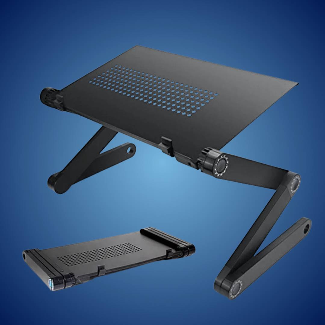 Laptop Stand Adjustable Aluminum Ergonomic Desk Tray